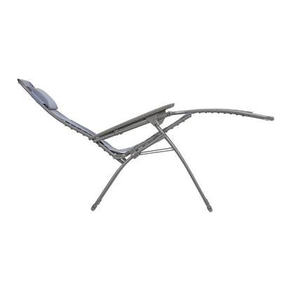 28" Green Steel Outdoor Zero Gravity Chair with Green Cushion HomeRoots