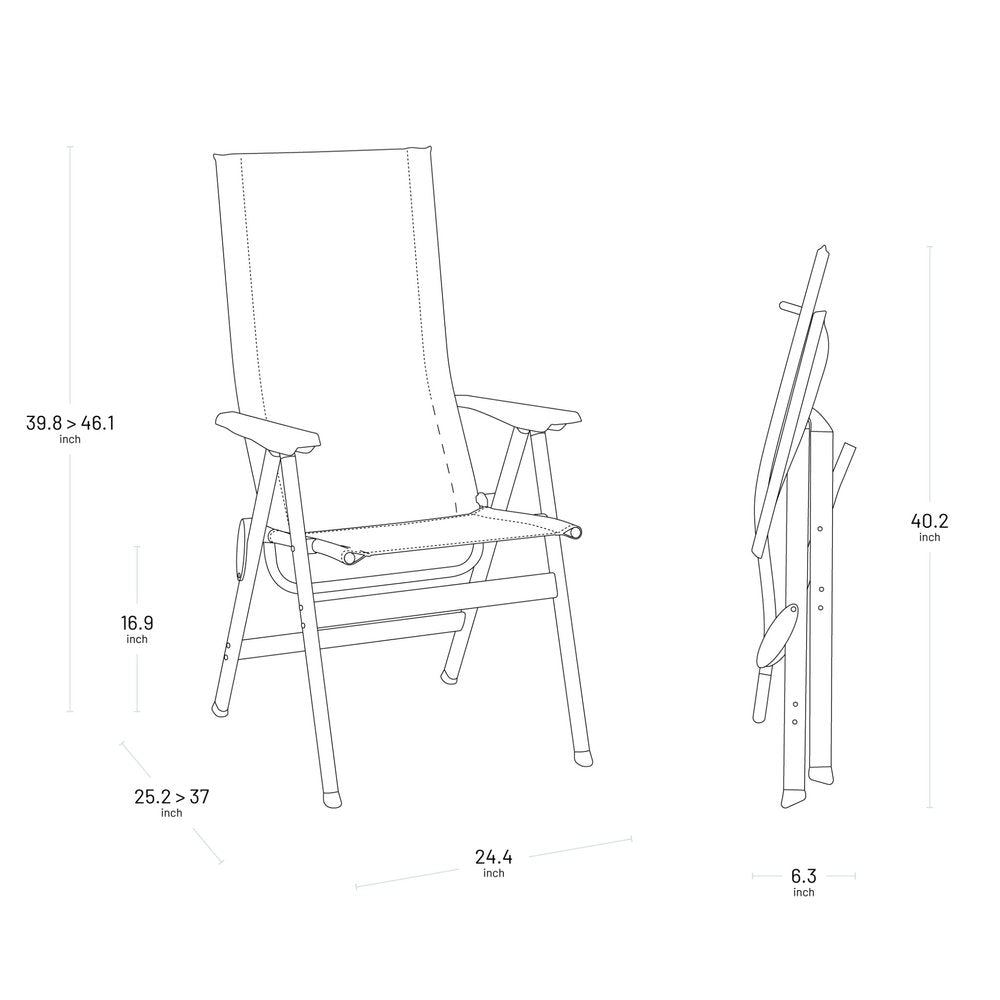 24" Gray and Black Steel Outdoor Arm Chair HomeRoots