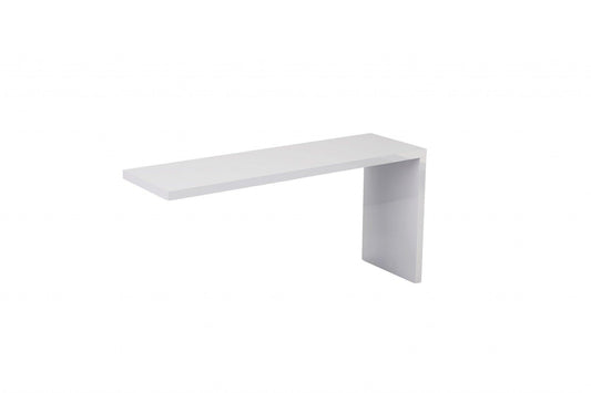 65" White Stainless Steel Double Dresser - FurniFindUSA