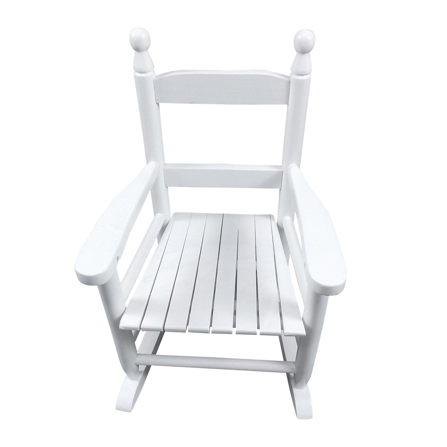 Children's rocking white chair- Indoor or Outdoor -Suitable for kids-Durable - FurniFindUSA