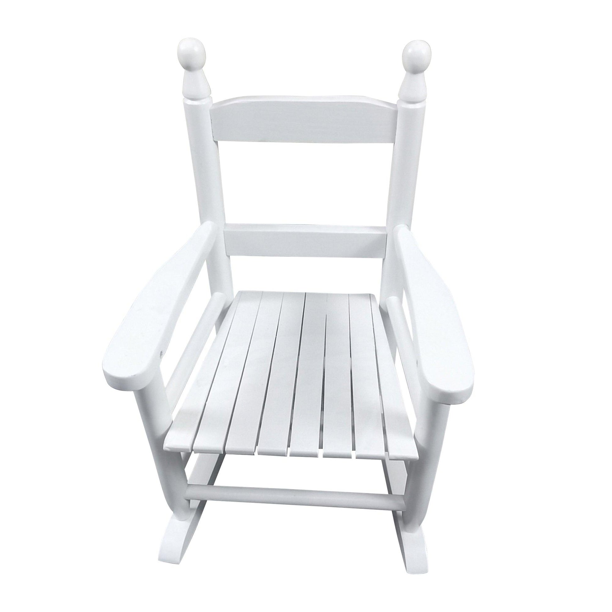 Children's rocking white chair- Indoor or Outdoor -Suitable for kids-Durable - FurniFindUSA