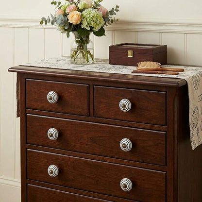 1.5" X 1.5" X 1.5" Hues Of Bronze White And Black  Knobs 8 Pack HomeRoots