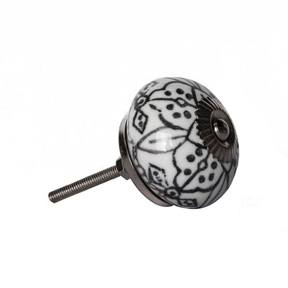 1.5" X 1.5" X 1.5" Black Gray And Silver  Knobs 12 Pack HomeRoots