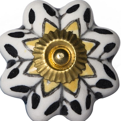 1.5" X 1.5" X 1.5" Yellow Blue And Red  Knobs 12 Pack HomeRoots