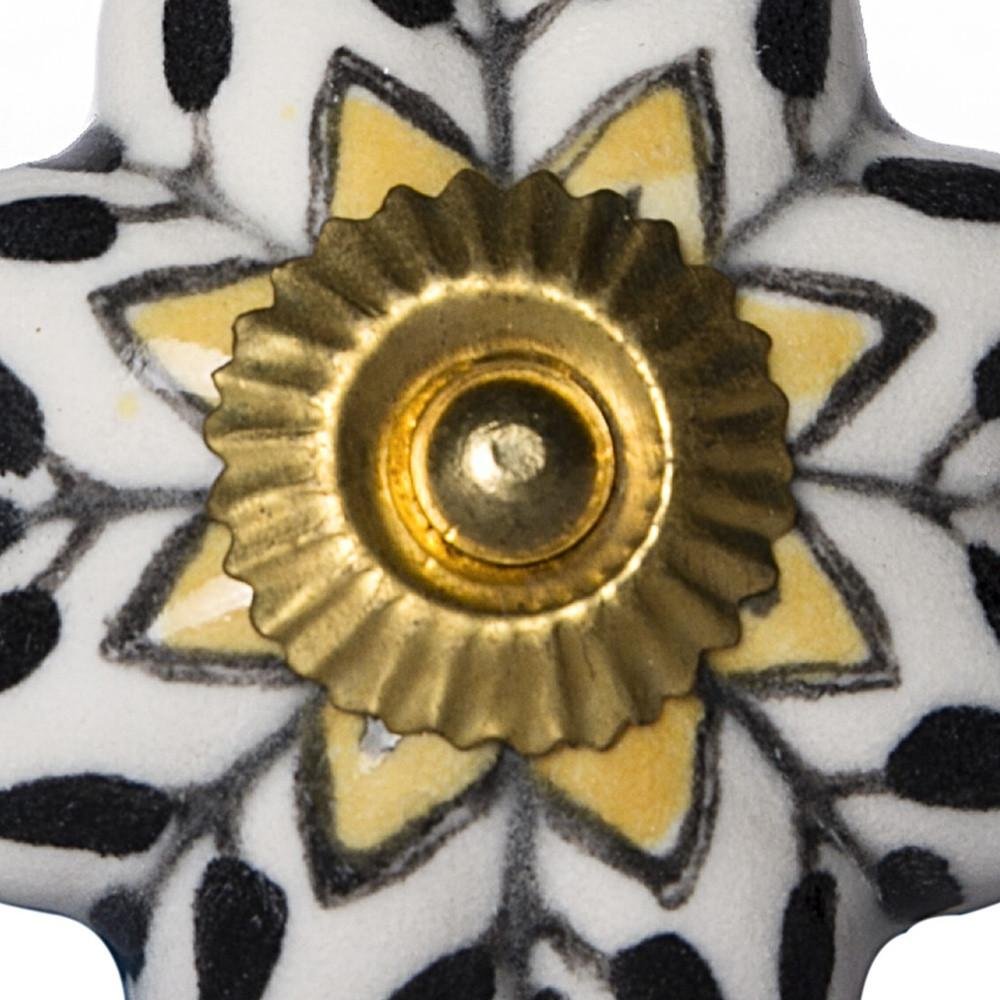 1.5" X 1.5" X 1.5" Yellow Blue And Red  Knobs 12 Pack HomeRoots