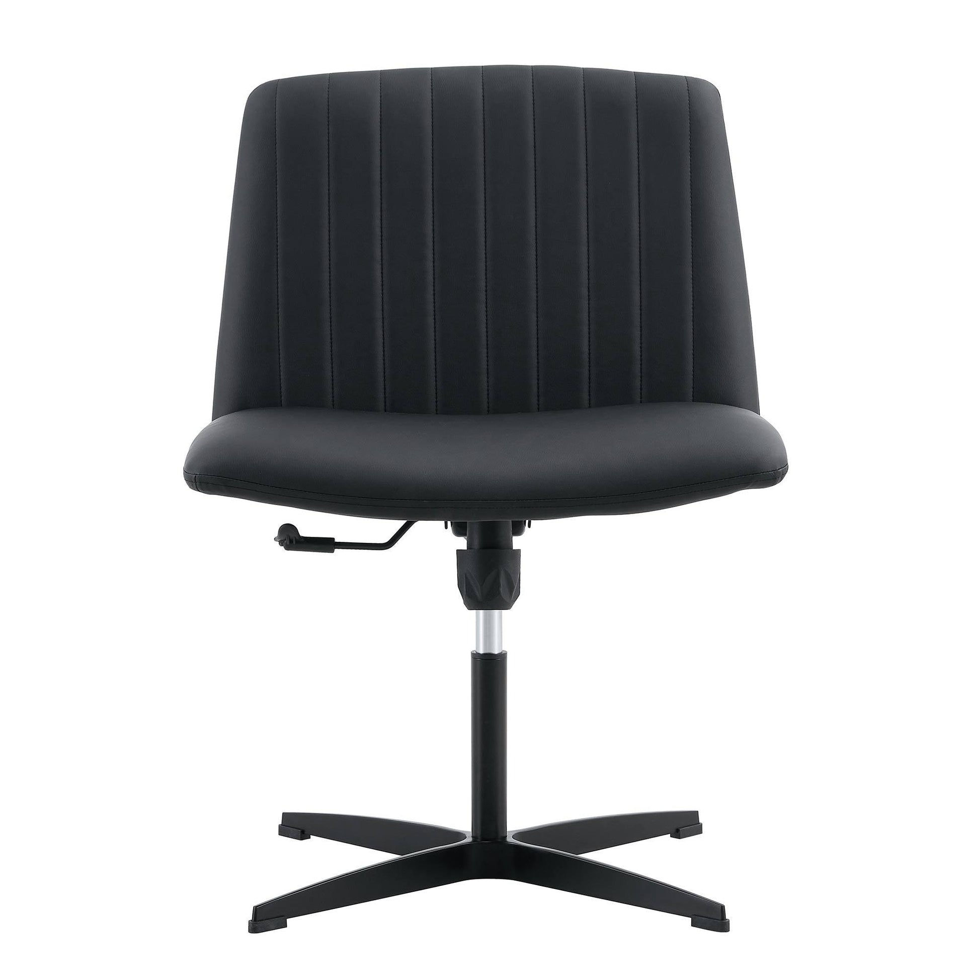 Black High Grade Pu Material. Home Computer Chair Office Chair Adjustable 360 ° Swivel Cushion Chair - FurniFindUSA