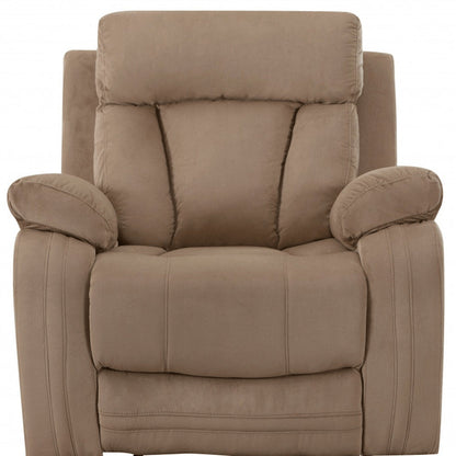 40" Modern Beige Fabric Chair HomeRoots