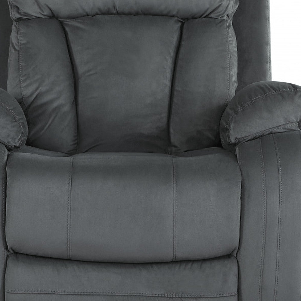 Three Piece Indoor Gray Microsuede Six Person Seating Set HomeRoots