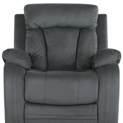 Three Piece Indoor Gray Microsuede Six Person Seating Set HomeRoots