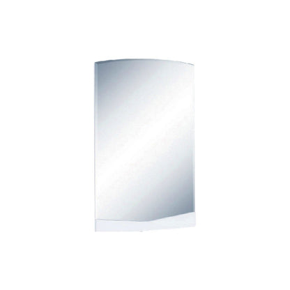 43" White Dresser Mount Frameless Bathroom Vanity Mirror HomeRoots