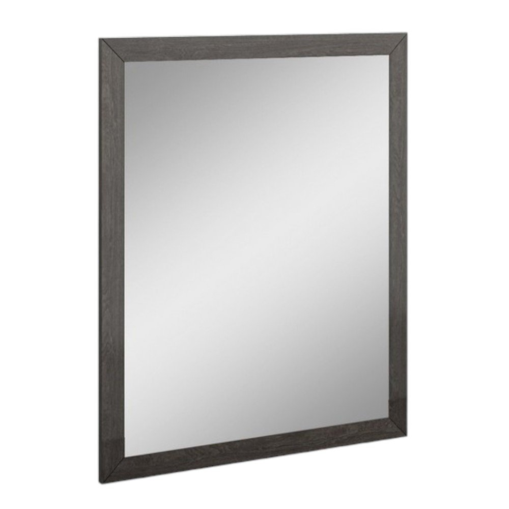 43" Gray Wood Dresser Mount Framed Mirror HomeRoots
