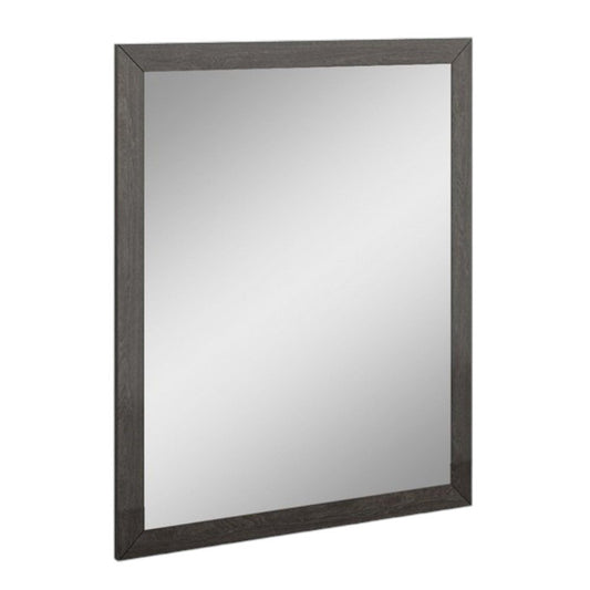 43" Gray Wood Dresser Mount Framed Mirror HomeRoots