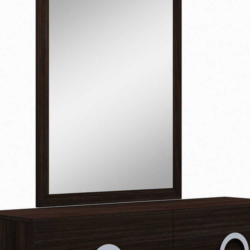 31" Refined Grey High Gloss Dresser HomeRoots