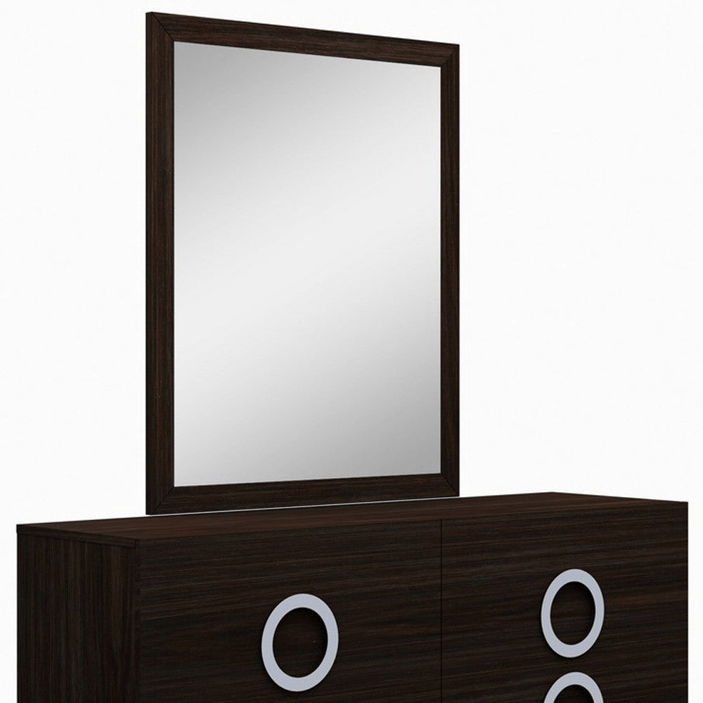 31" Refined Grey High Gloss Dresser HomeRoots