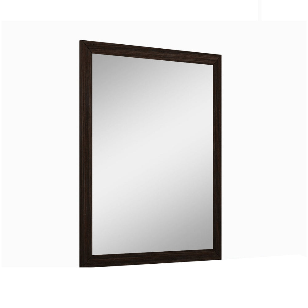 43" Dark Brown Framed Dresser Mirror HomeRoots