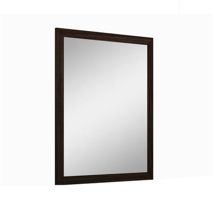 43" Dark Brown Framed Dresser Mirror HomeRoots