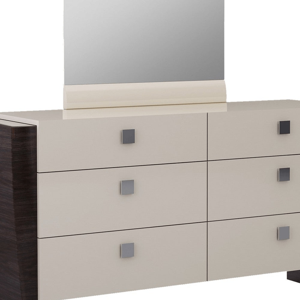 39" Beige Five Drawer HomeRoots