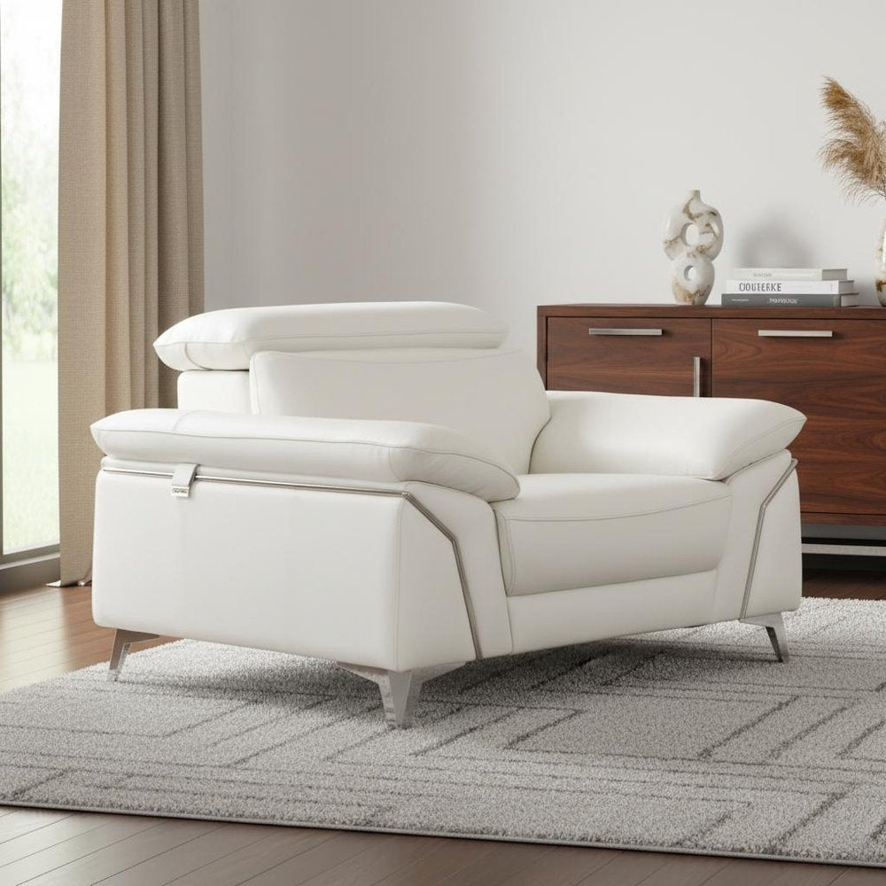 51" Gray Chair and a Half HomeRoots