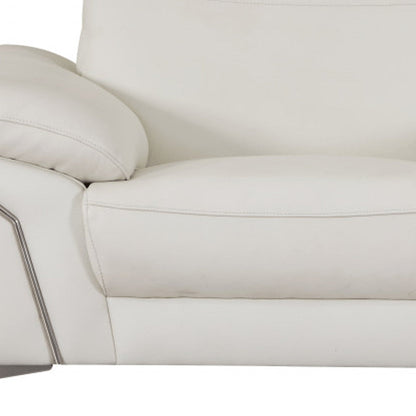 51" Gray Chair and a Half HomeRoots
