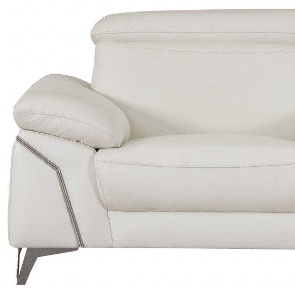 51" Gray Chair and a Half HomeRoots