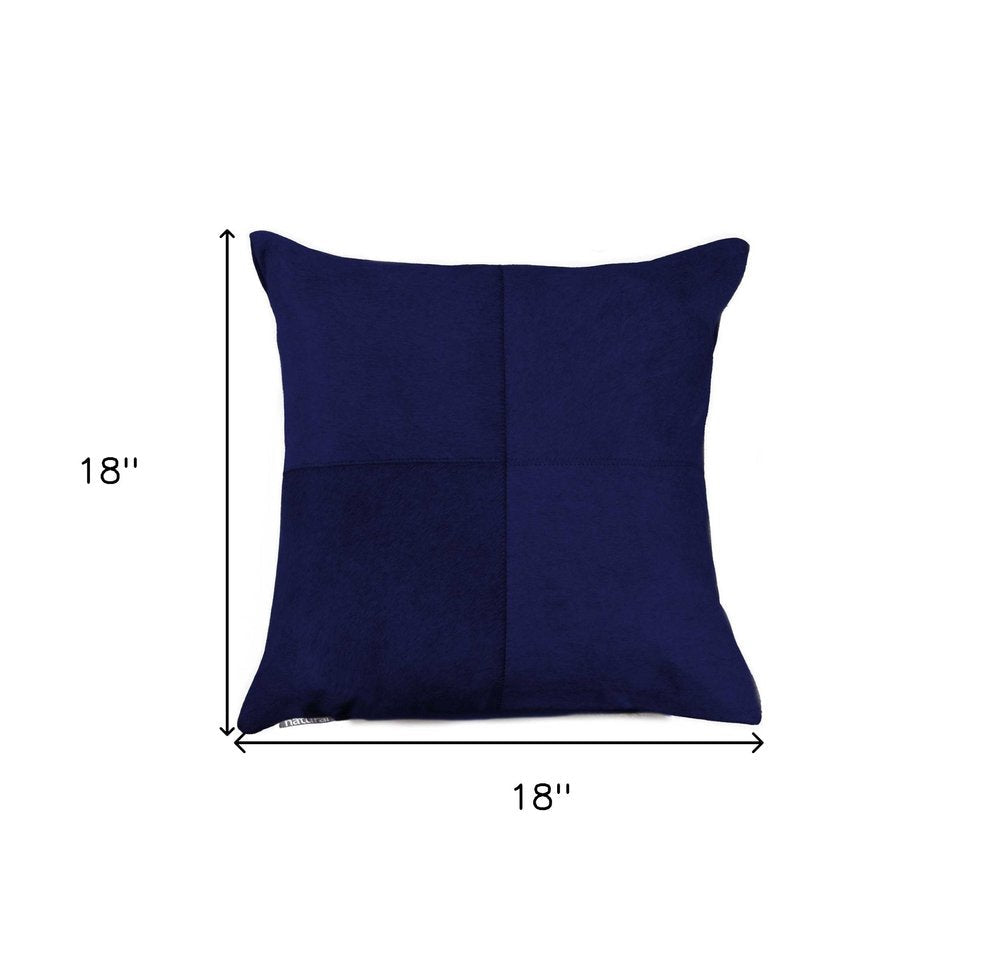 18" X 18" X 5" Navy  Pillow — view 3