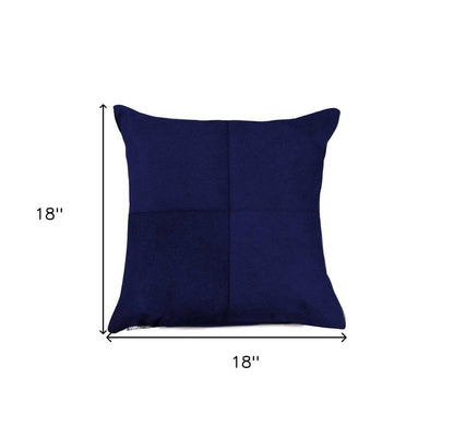 18" X 18" X 5" Navy  Pillow HomeRoots