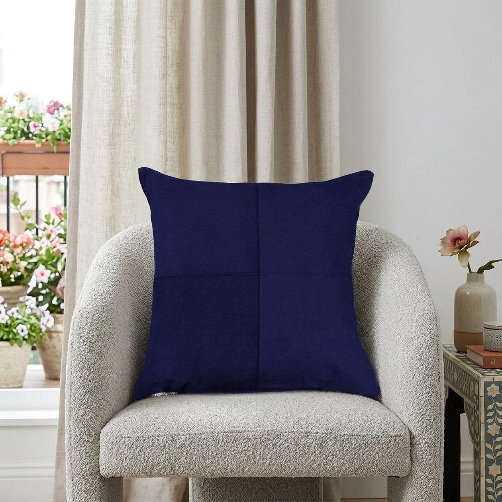 18" X 18" X 5" Navy  Pillow HomeRoots
