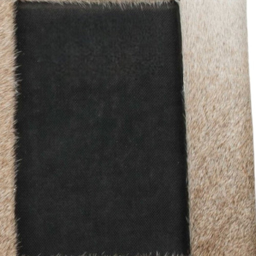8" x 10" Natural Cowhide Tabletop Picture Frame with Mat HomeRoots