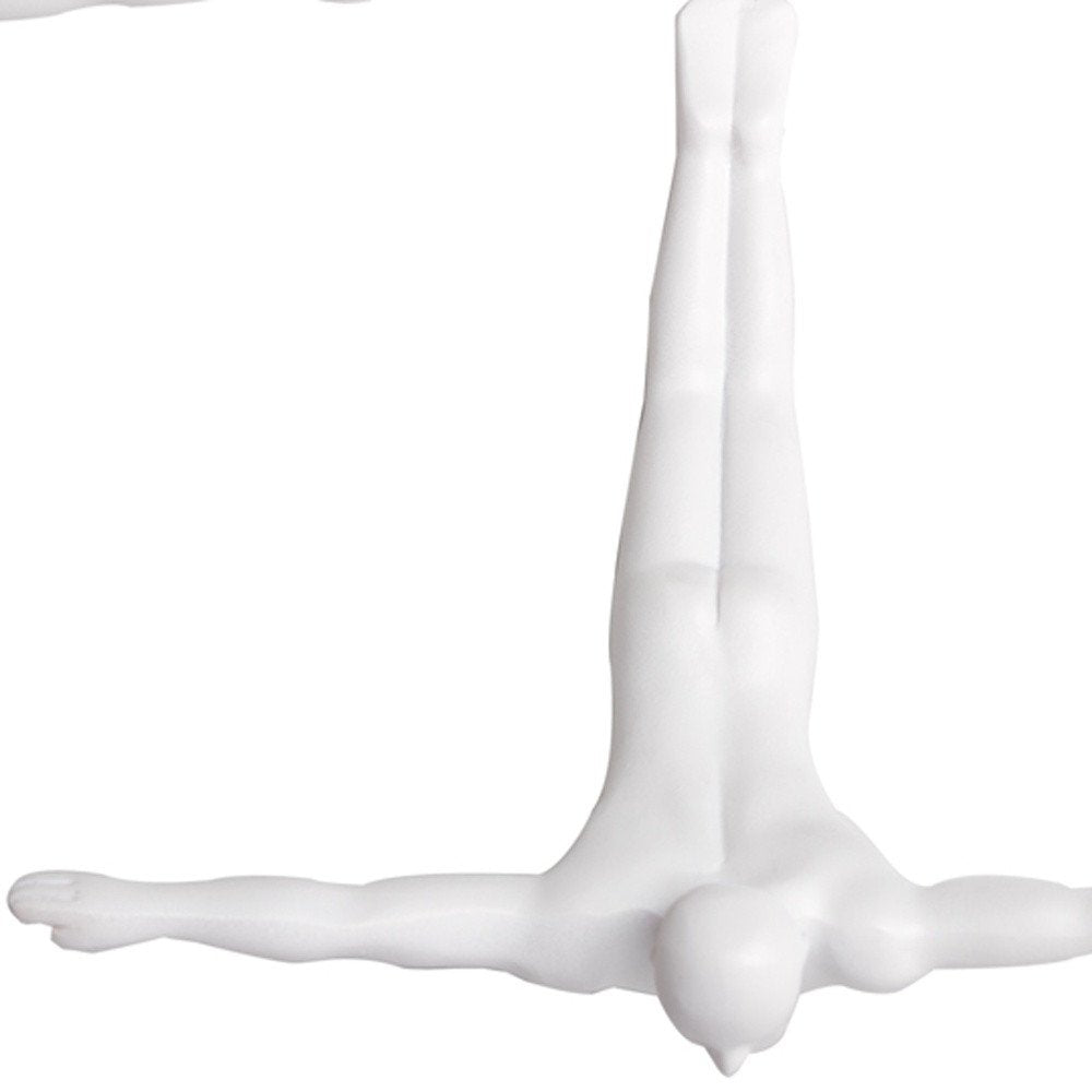 Set of Three Black Resin Diving Man Hanging Dimensional Sculpture HomeRoots