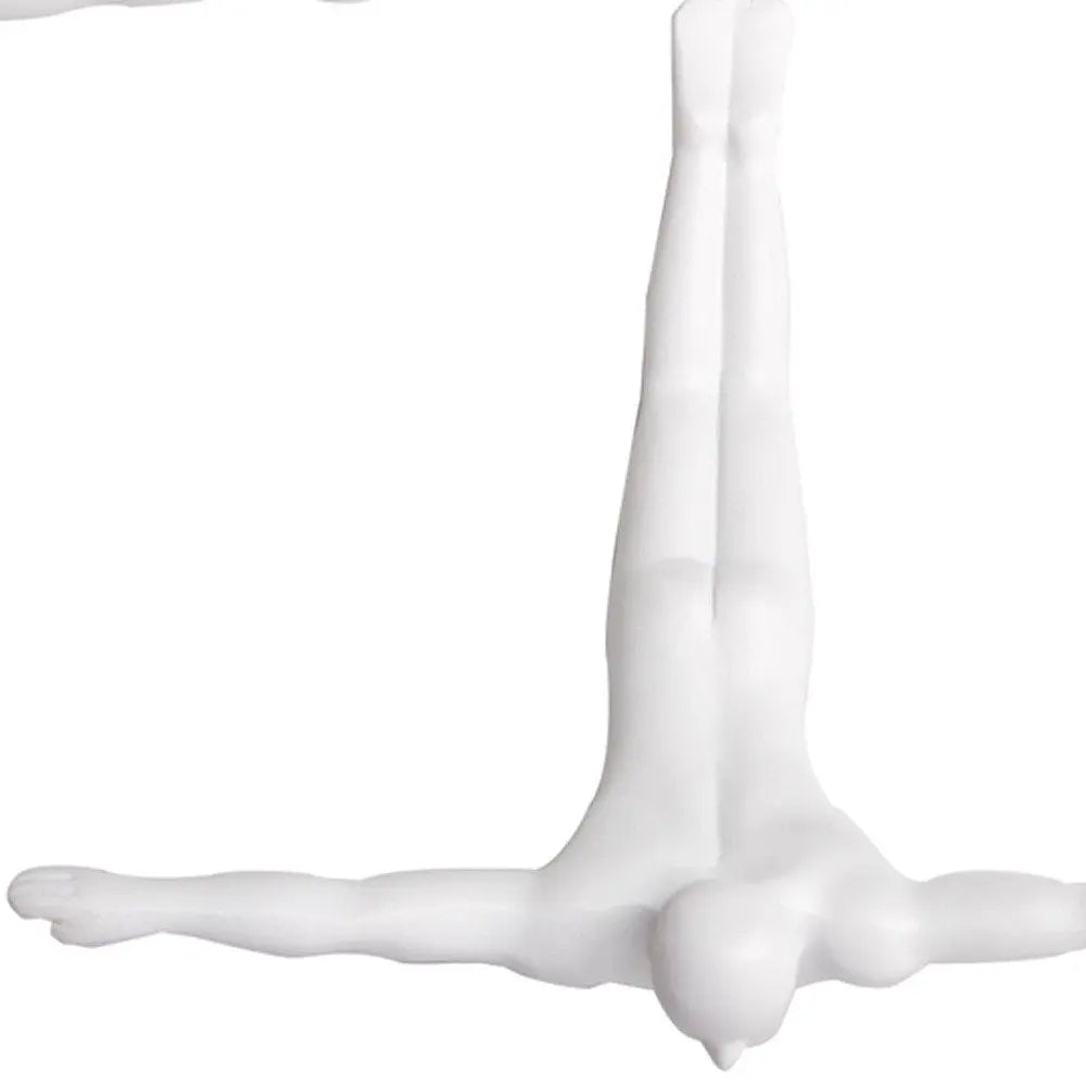 Set of Three Black Resin Diving Man Hanging Dimensional Sculpture HomeRoots