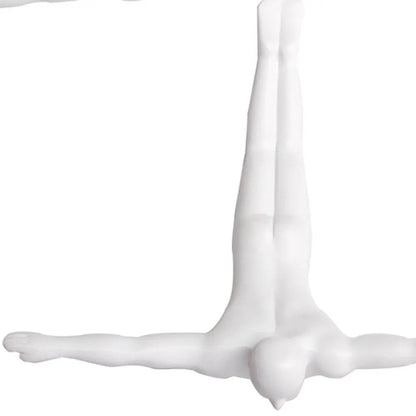 Set of Three Black Resin Diving Man Hanging Dimensional Sculpture HomeRoots