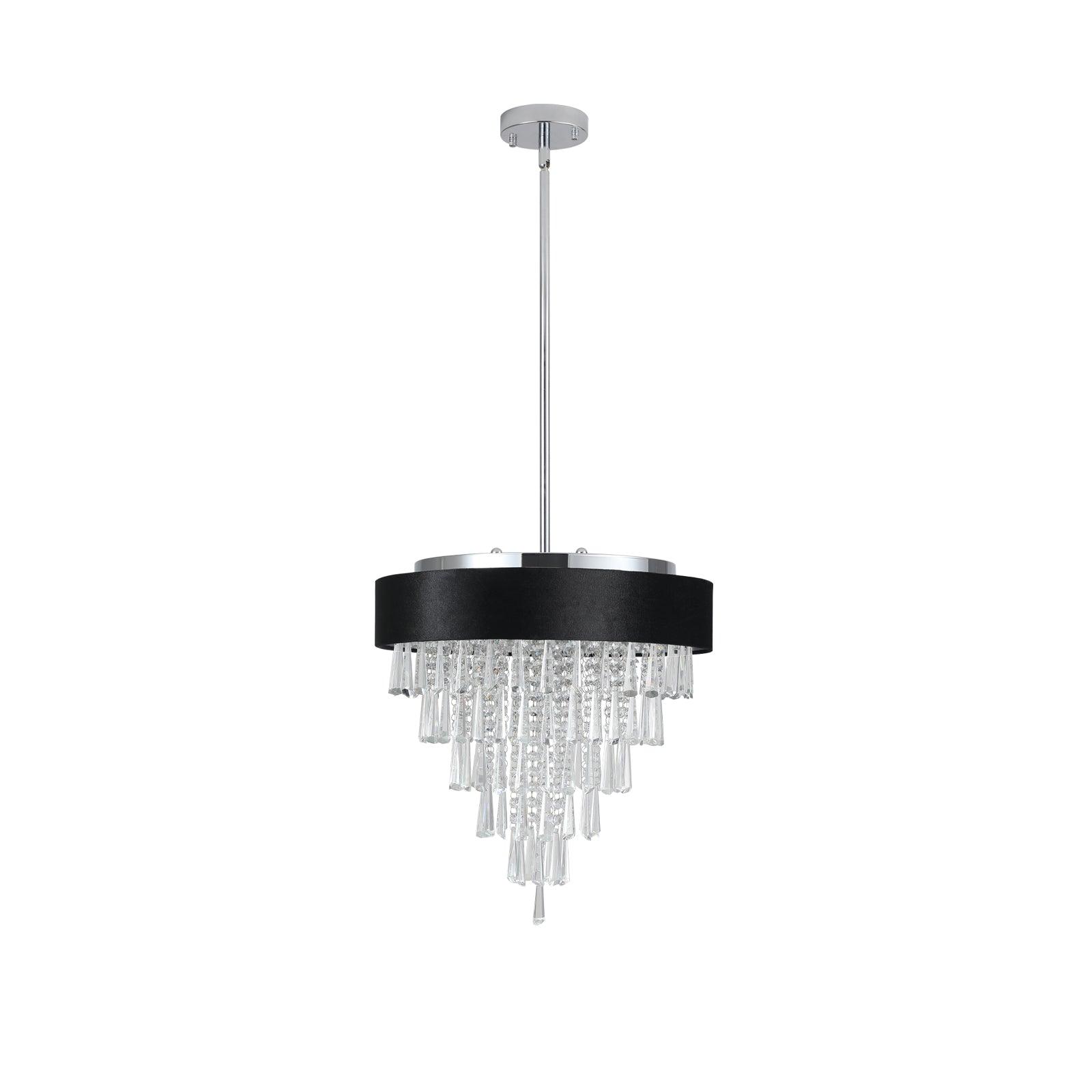 Modern Crystal Chandelier for Living-Room Round Cristal Lamp Luxury Home Decor Light Fixture - FurniFindUSA