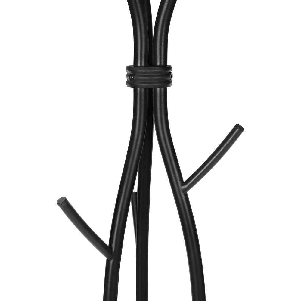 74" Black Metal Modern Tree Branch Coat Rack HomeRoots