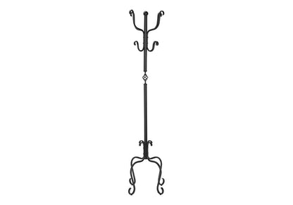 21" X 21" X 74" Black  Metal  Coat Rack HomeRoots