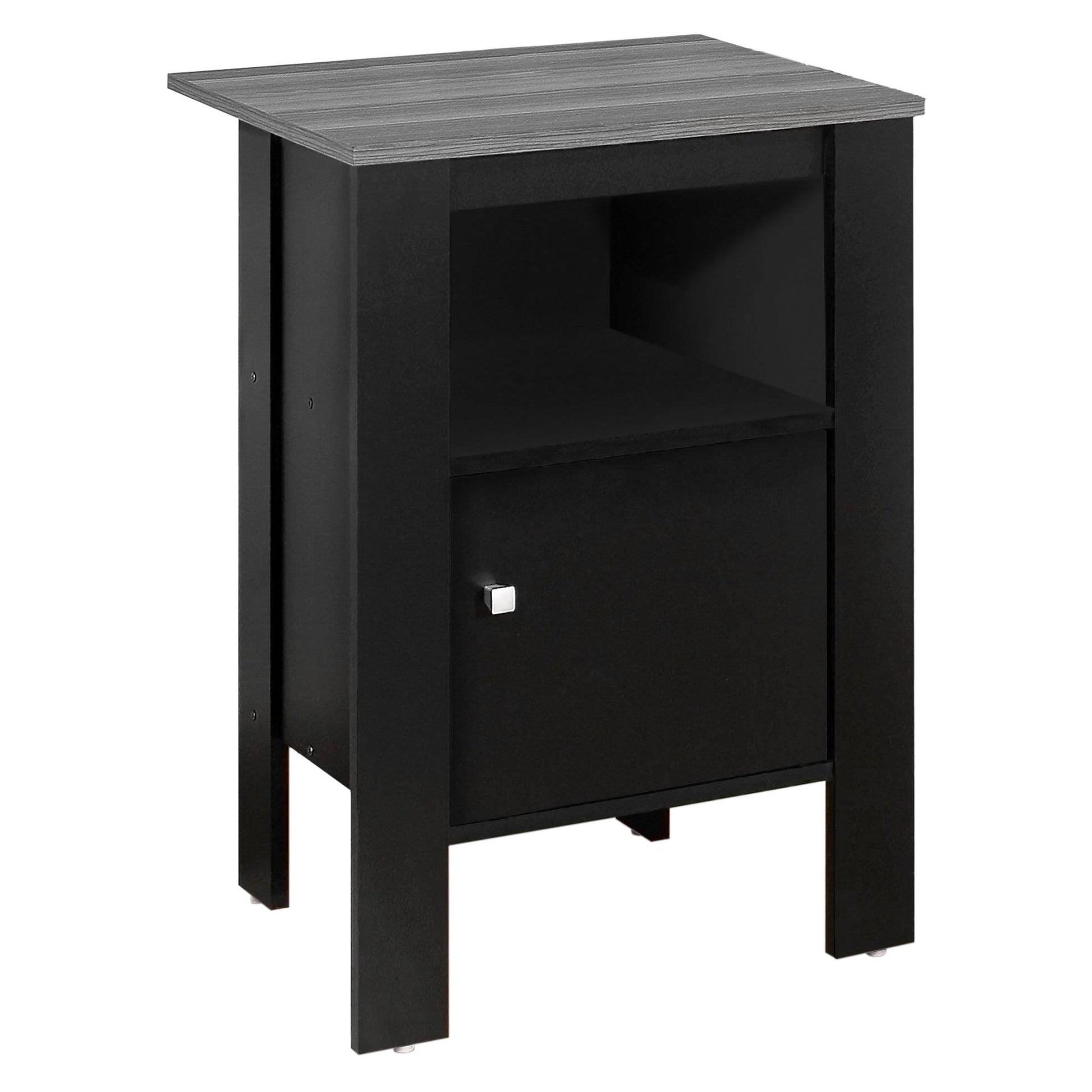 24" Black Nightstand - FurniFindUSA