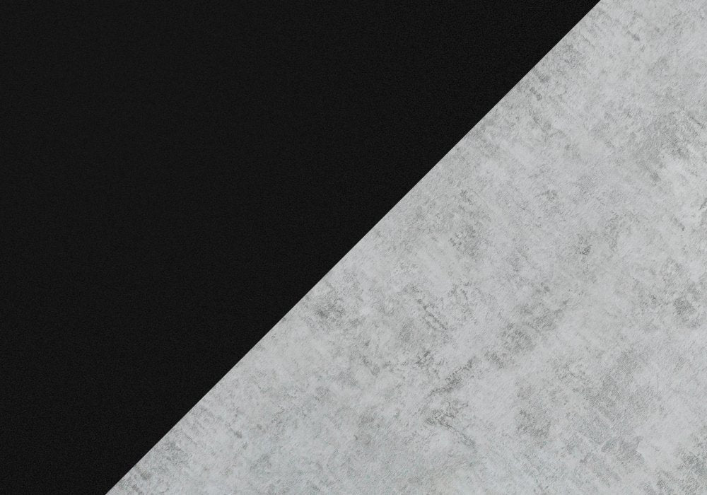 36" Gray and Black Abstract Console Table With Shelves HomeRoots