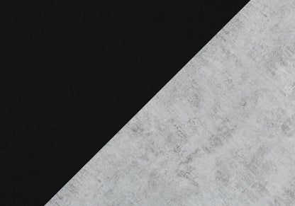 36" Gray and Black Abstract Console Table With Shelves HomeRoots