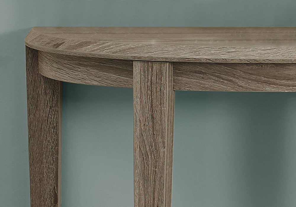 33" Deep Taupe End Table With Shelf HomeRoots