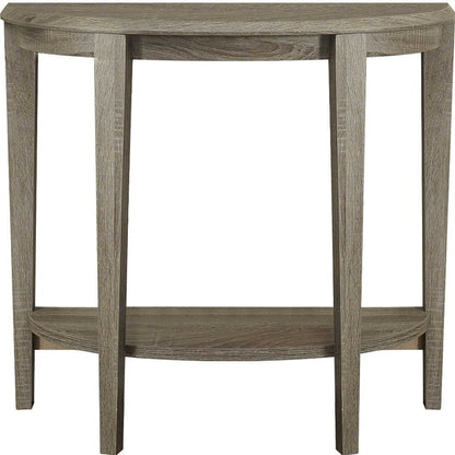 33" Deep Taupe End Table With Shelf HomeRoots