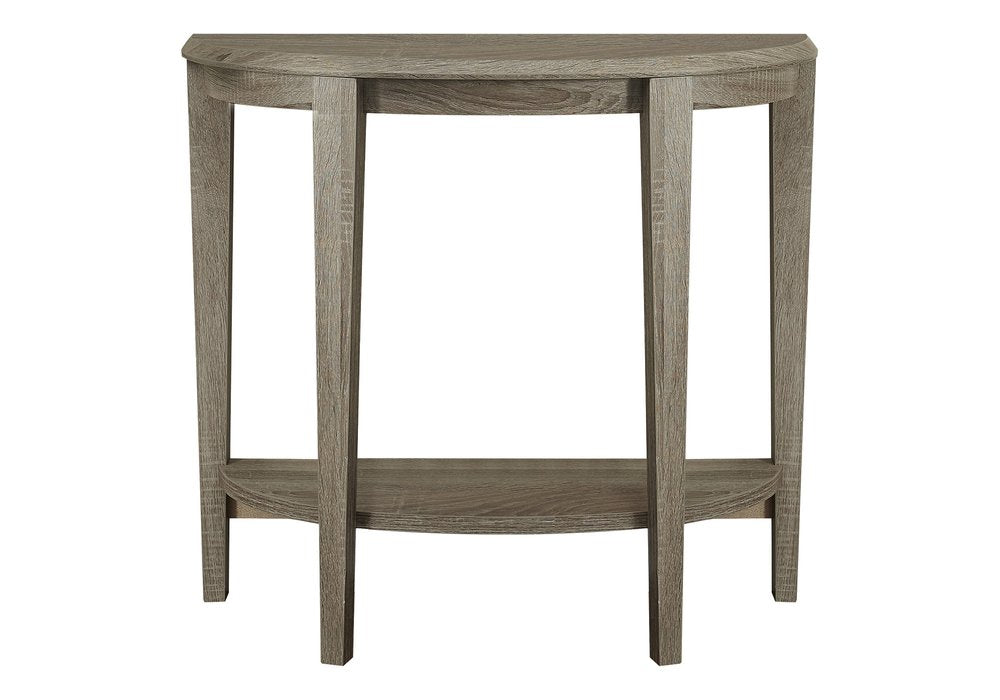 33" Deep Taupe End Table With Shelf HomeRoots