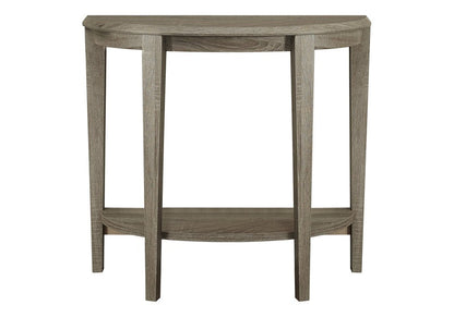 33" Deep Taupe End Table With Shelf HomeRoots