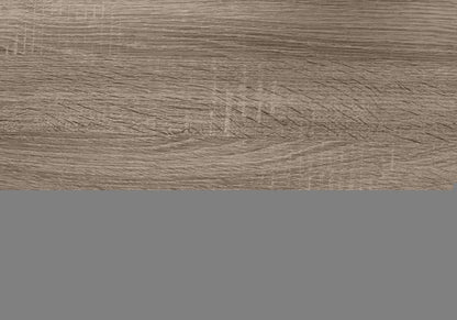 32" Taupe Free form Floor Shelf Console Table With Storage HomeRoots