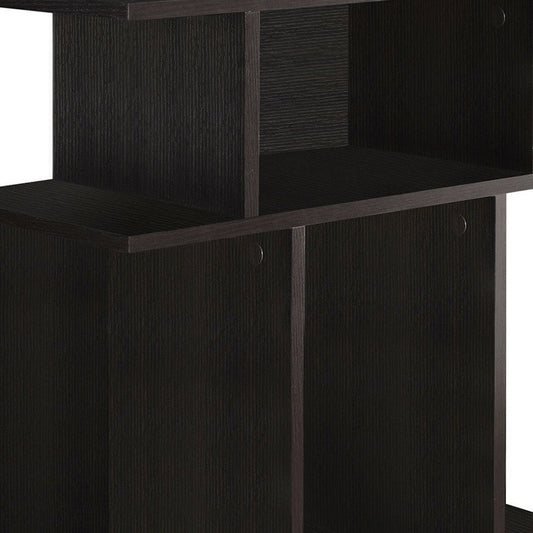 24" Brown Wood End Table With 6 HomeRoots