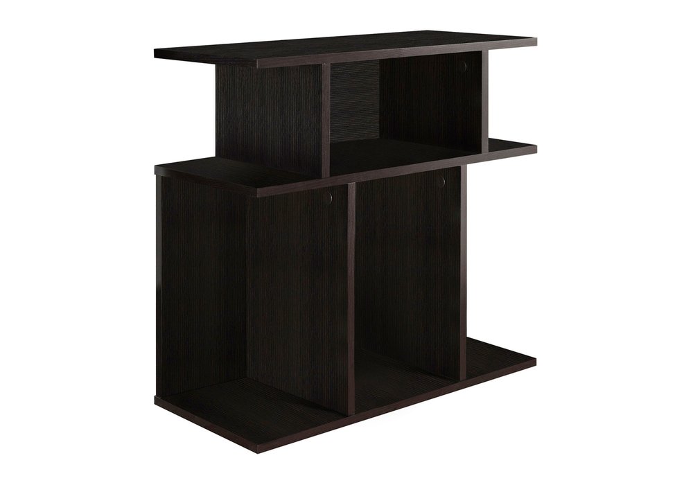 24" Brown Wood End Table With 6 HomeRoots