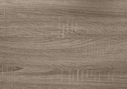 24" Deep Taupe End Table With 6 HomeRoots