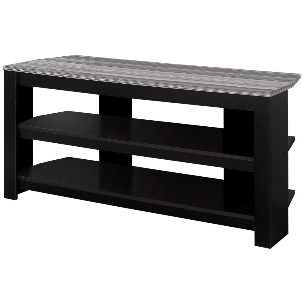42" Ash Gray Open Shelving TV Stand HomeRoots