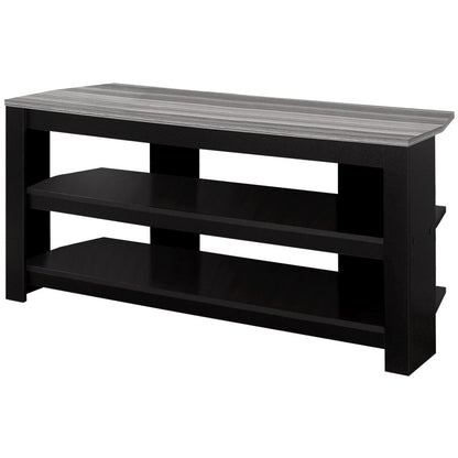 42" Ash Gray Open Shelving TV Stand HomeRoots