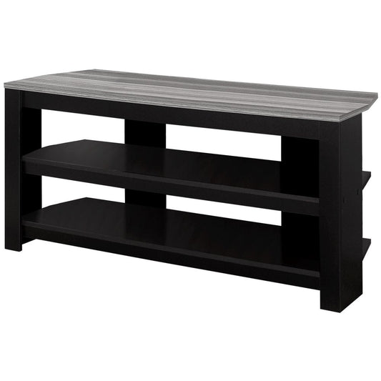 42" Ash Gray Open Shelving TV Stand HomeRoots