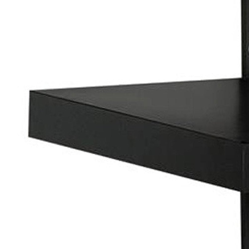 60" White Open Shelving TV Stand HomeRoots
