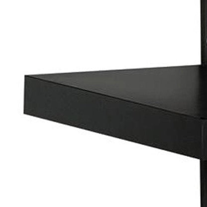 60" White Open Shelving TV Stand HomeRoots